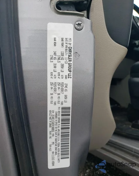 2014 Chrysler Town & Country Touring L из США, поврежденный, VIN 2C4RC1CG0ER188853